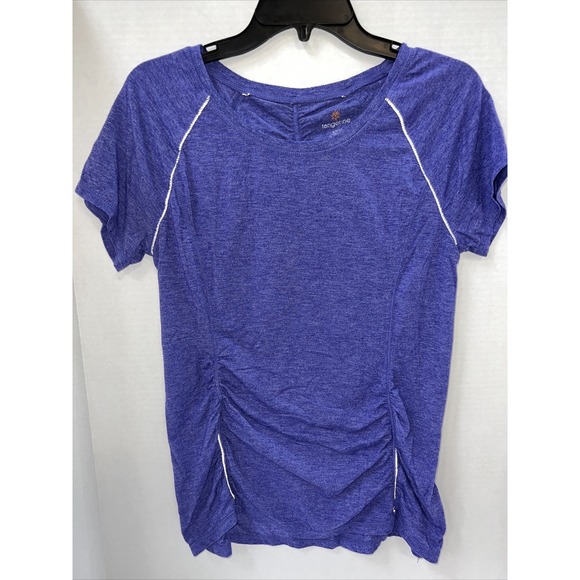Tops - Tangerine Woman's Purple Short Sleeve Active Tee Shirt Size S